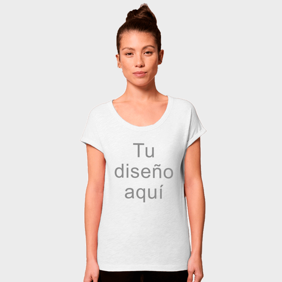 Camiseta mujer de algodón orgánico Stanley/Stella Rounder personalizada, comprar online