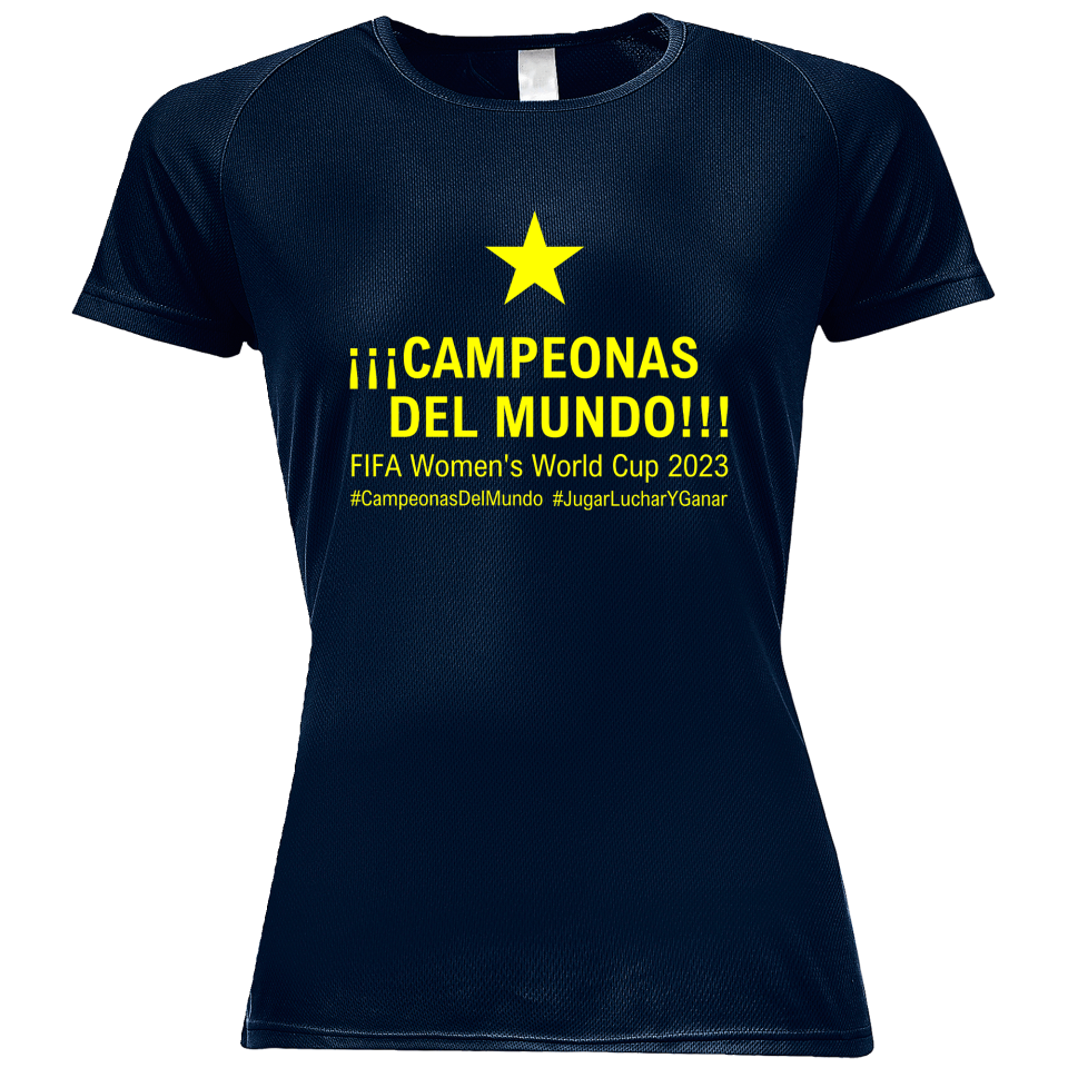 Camiseta campeonas del mundo españa