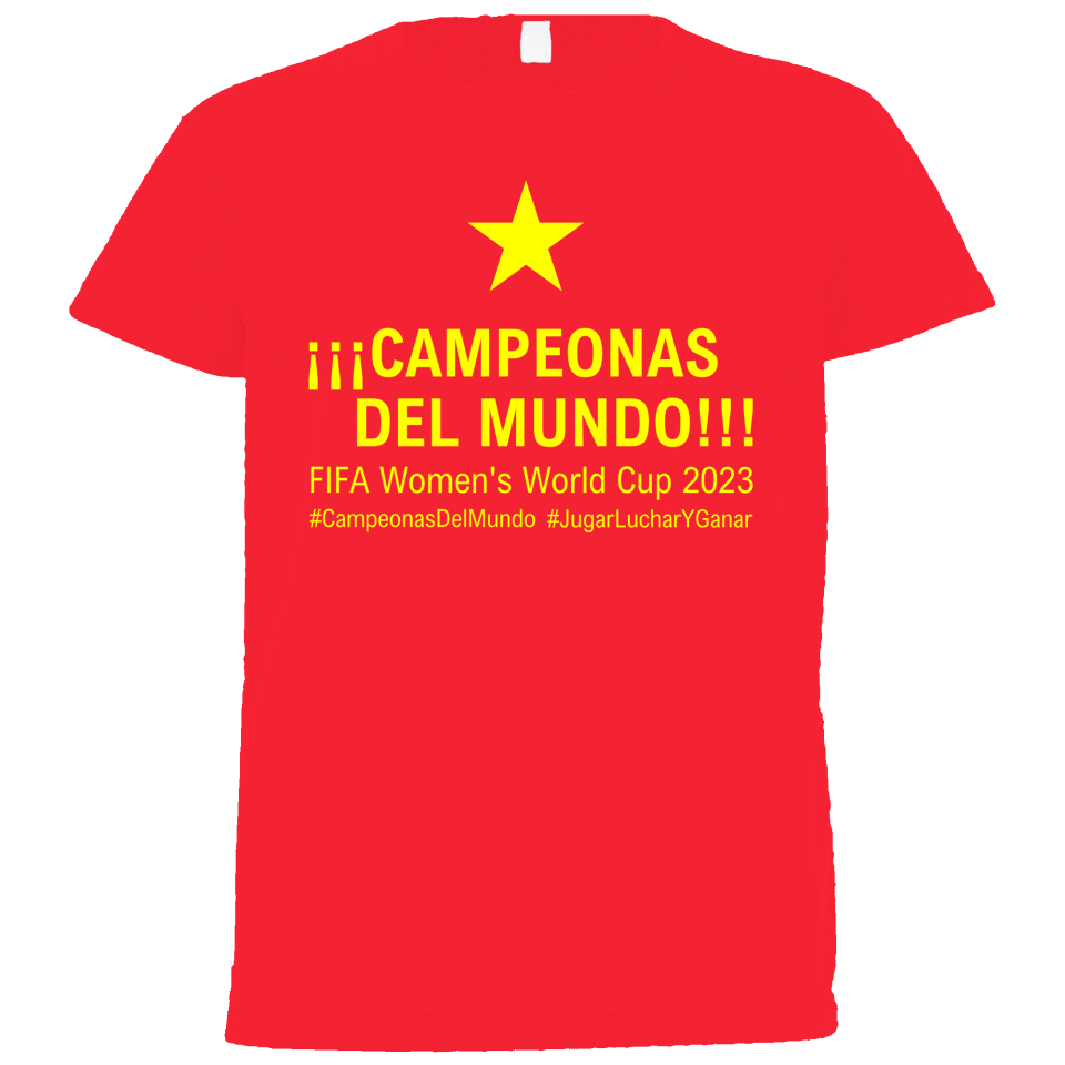 Camiseta campeonas del mundo 2023