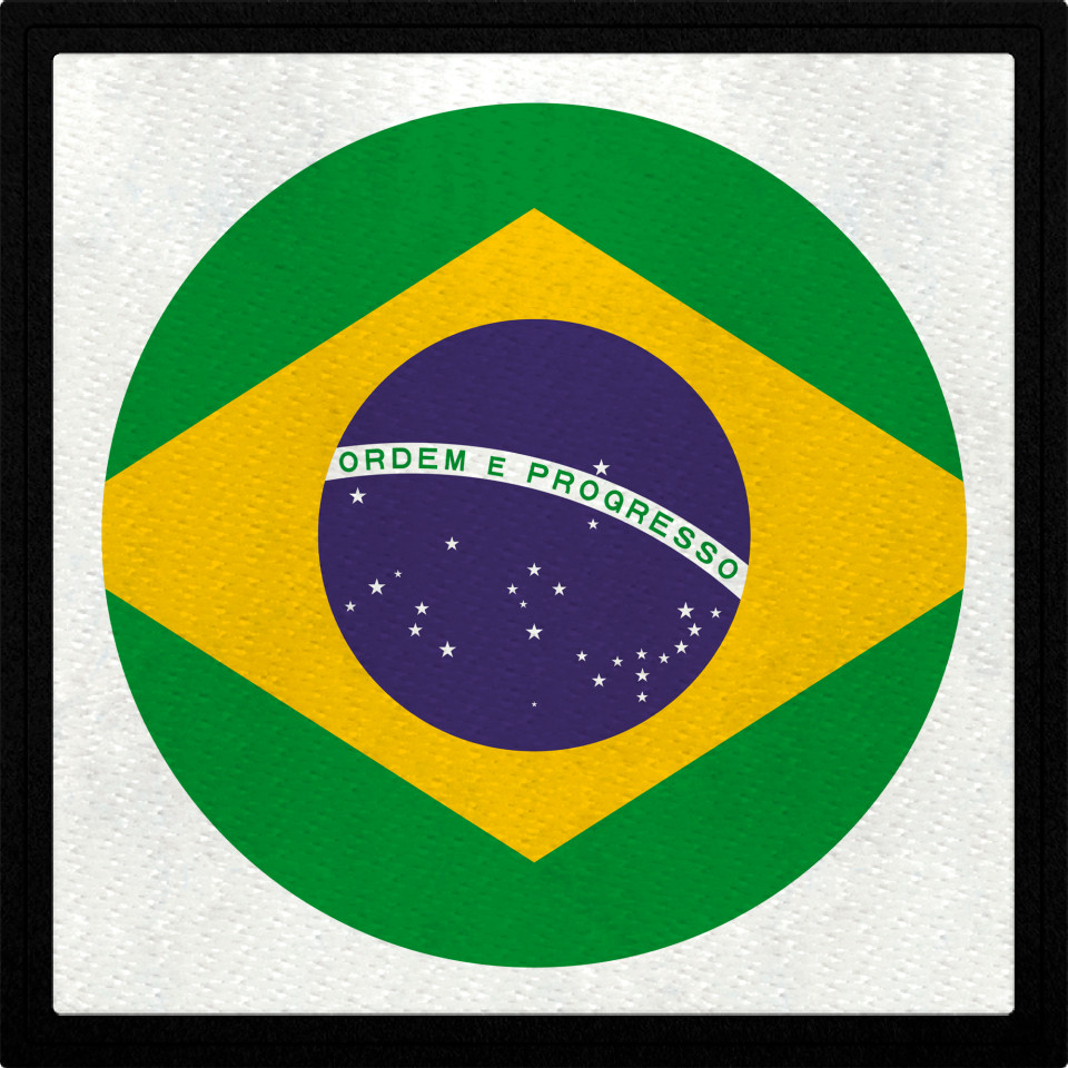 Parche bandera Brasil, comprar online