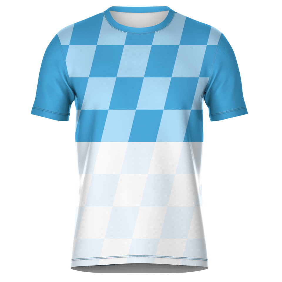 Camiseta fútbol sublimada modelo Racing personalizada, comprar online