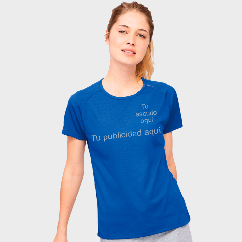 Camiseta personalizable Deporte Mujer Manga Corta Deportiva Raglan